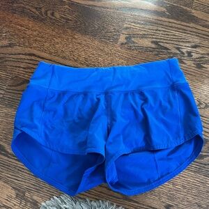 Lululemon Athletica Speed Up Low-Rise Lined Short 2.5" ROYAL BLUE